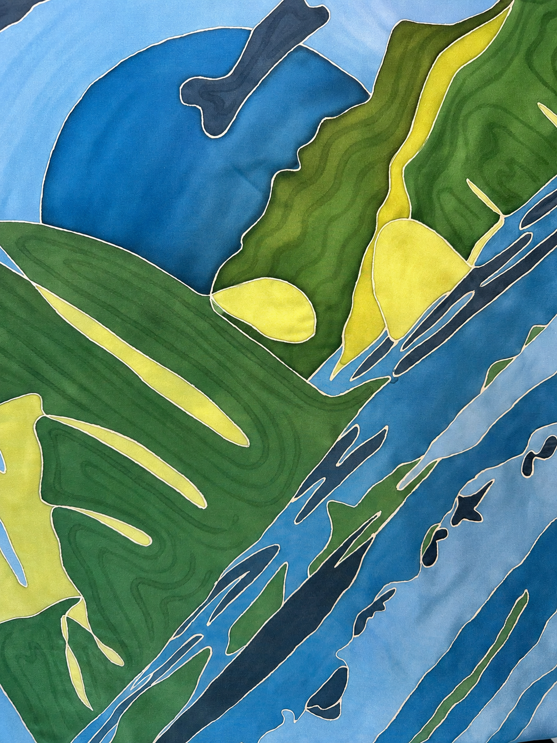 Azul, 90 x 90 cm